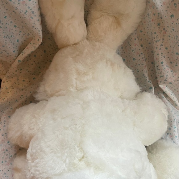 Tb Trading Co HOPPY HOPSTER Easter Bunny Rabbit Plush White Butterfly Flowers - Picture 7 of 11